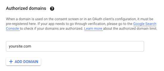 设置谷歌APP认证域名