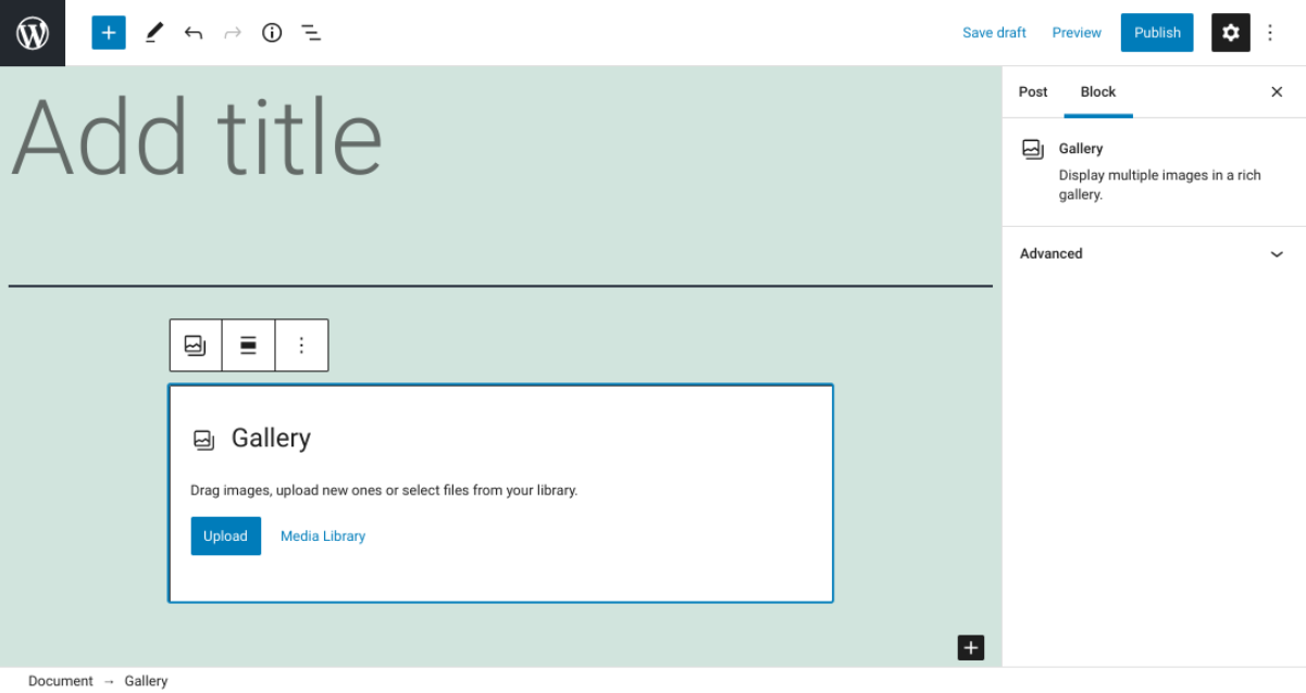 古腾堡编辑器教程：如何使用WordPress画廊区块-3