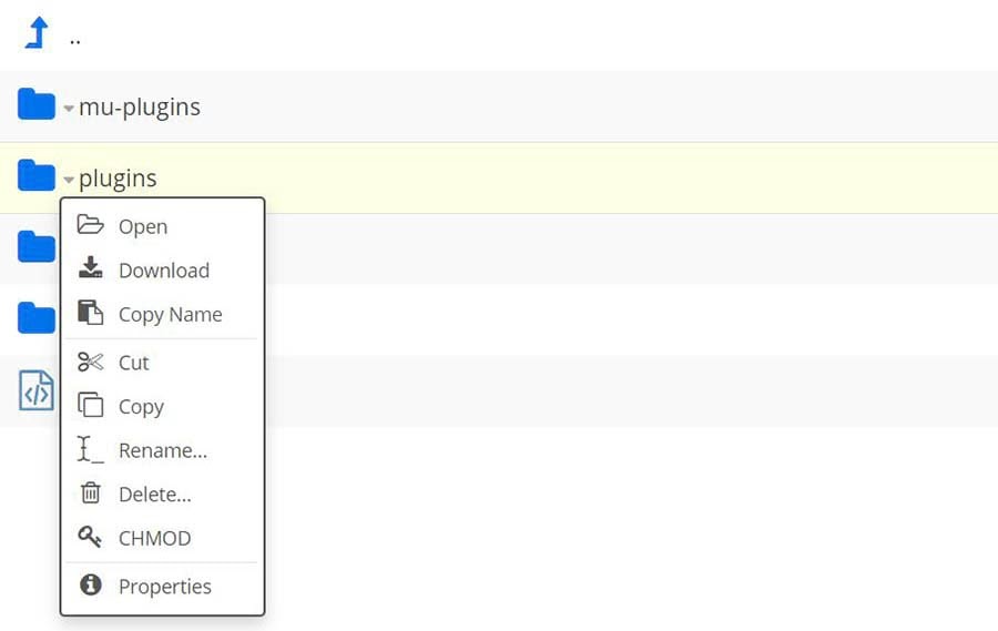 重命名插件目录名称
