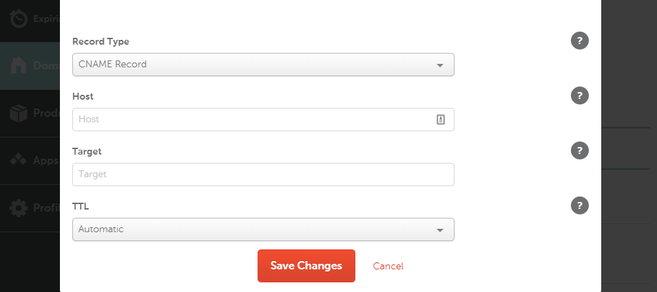 Namecheap的域名新增CNAME记录