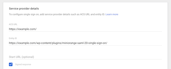 设置登录响应信息