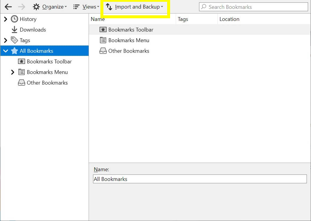 Firefox浏览器书签备份 Firefox浏览器书签备份