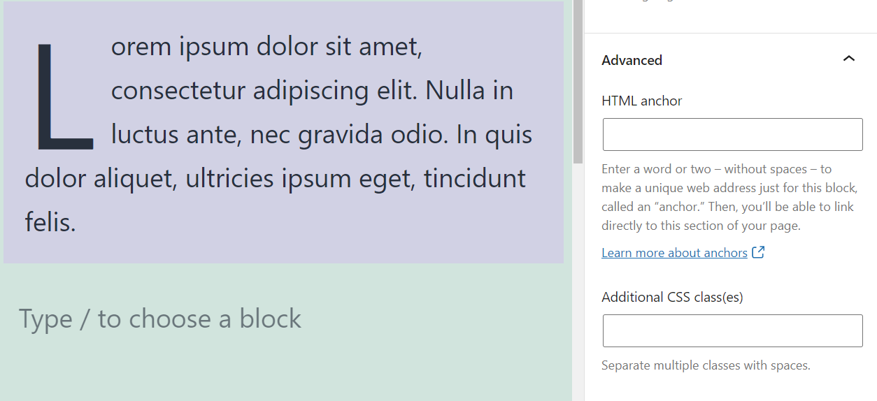 古腾堡编辑器教程：如何使用WordPress段落区块-8