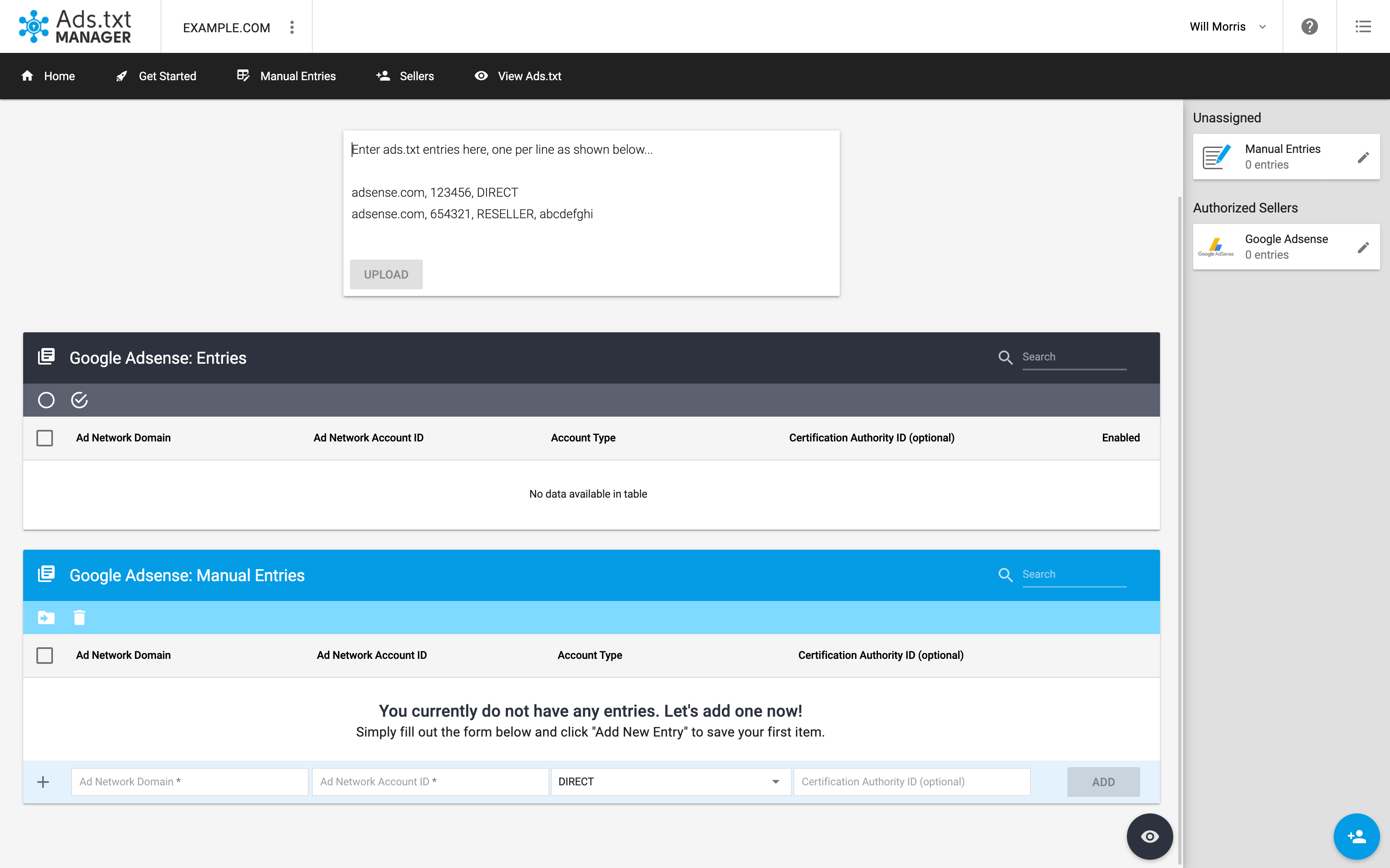 Ads.txt Manager管理仪表盘2