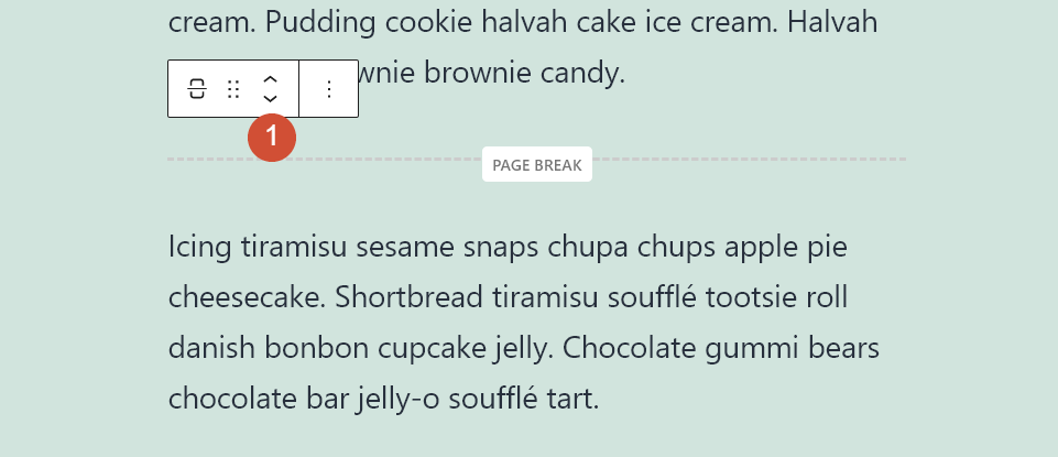 分页符区块移动