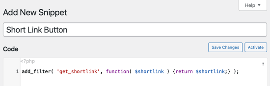 生成短链接代码示例