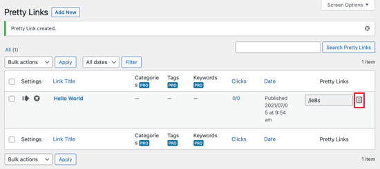 How to Create a Short Link in WordPress (The Easy Way)-6