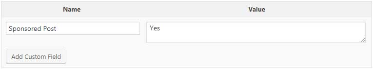 文章自定义字段