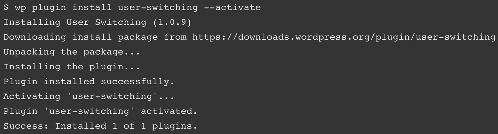WordPress命令行界面