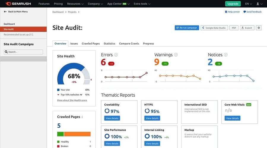 检查并修复损坏的链接