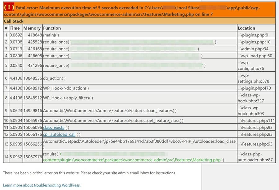 无法执行您请求的更新