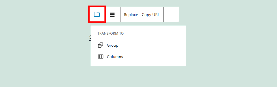 更改区块类型或样式