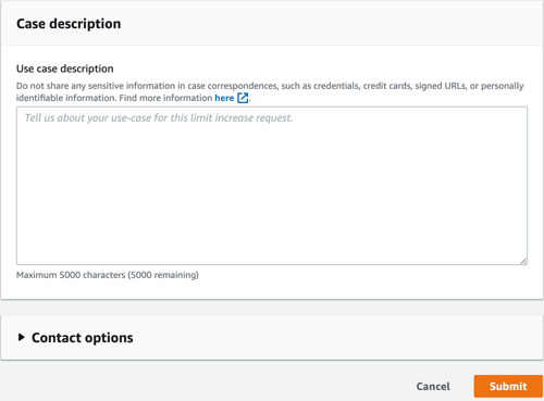 亚马逊服务Case描述