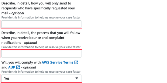 Amazon SES发送电子邮件描述