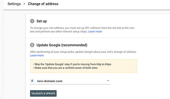 Google Search Console域名变更验证更新