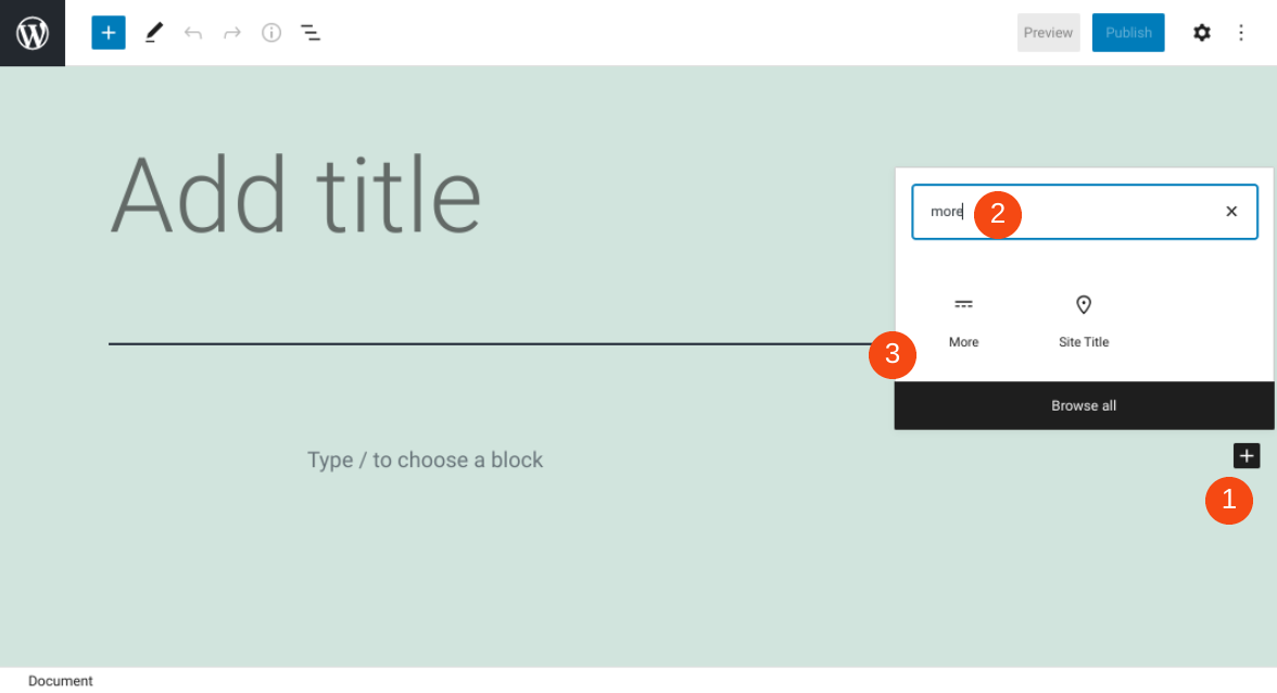 如何添加更多区块