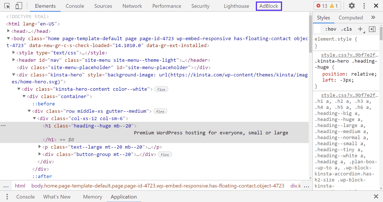 “AdBlock”选项卡。