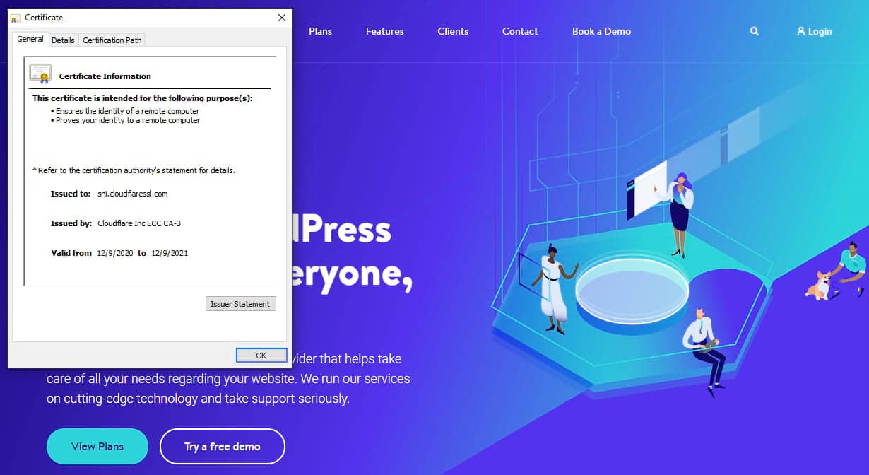检查网站的SSL证书