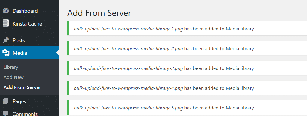 通过FTP添加媒体库文件夹