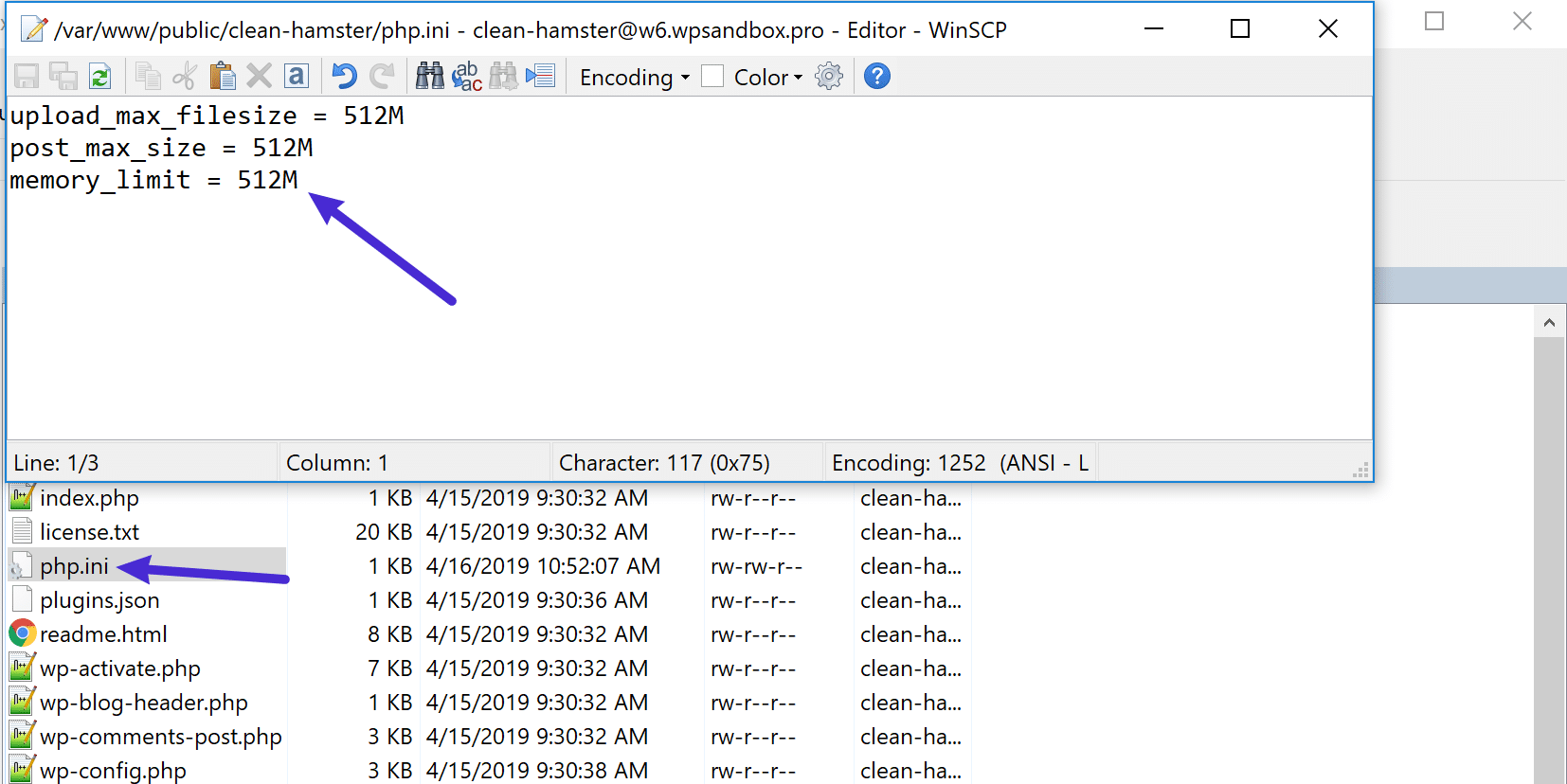 将代码添加到php.ini文件中