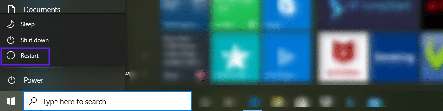 Windows重新启动选项