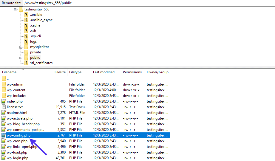 wp-config.php文件包含WordPress的全局设置 wp-config.php文件包含WordPress的全局设置