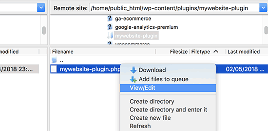 FTP编辑插件代码