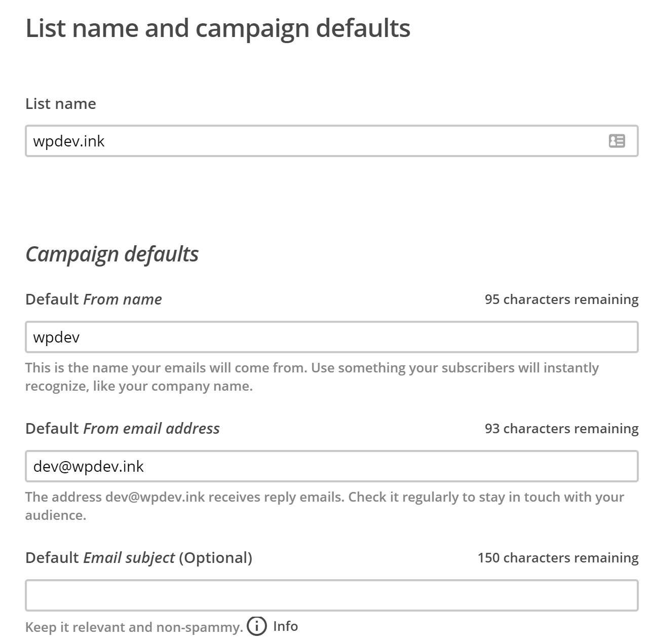 列表名称默认值