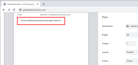 禁用文本选择提示信息