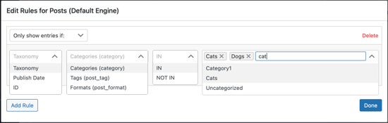 SearchWP文章搜索规则设置