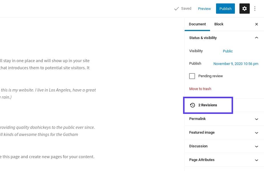 WordPress修订工具