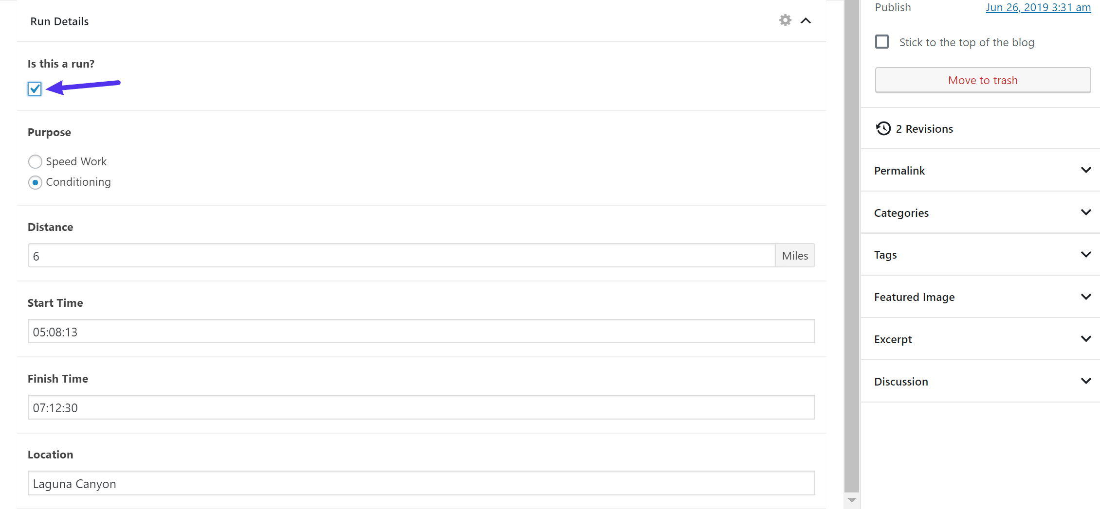 选中时显示其他字段