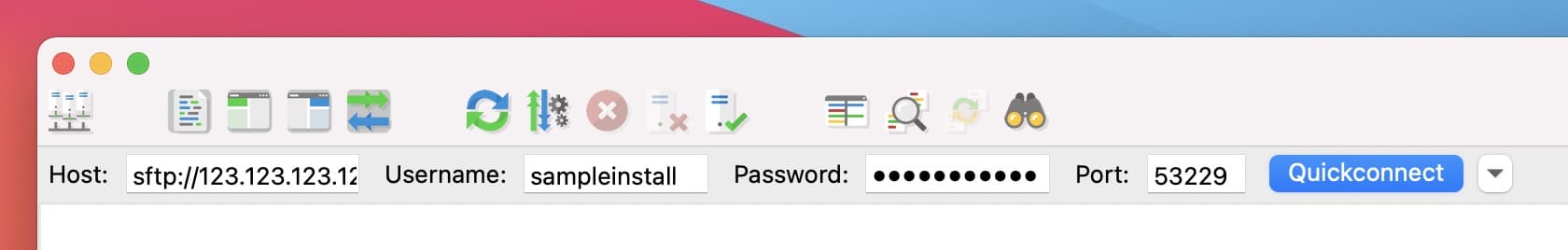 Filezilla SFTP登录
