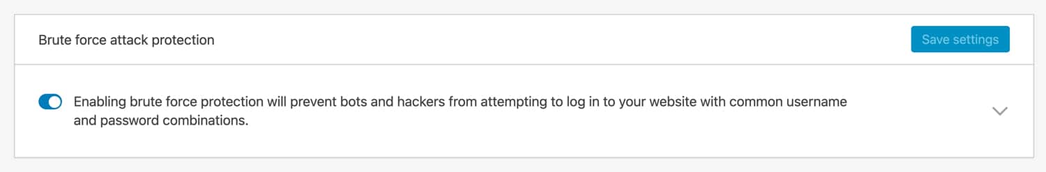 Jetpack中的蛮力攻击保护 Jetpack中的蛮力攻击保护