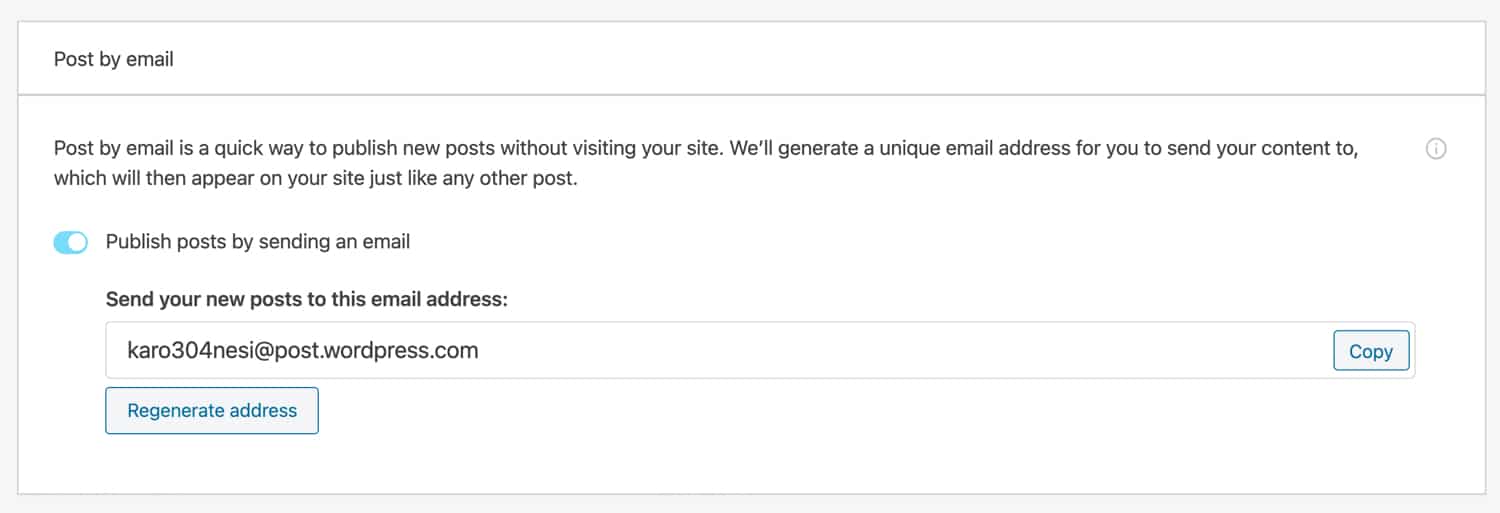 在Jetpack中通过电子邮件发布 在Jetpack中通过电子邮件发布