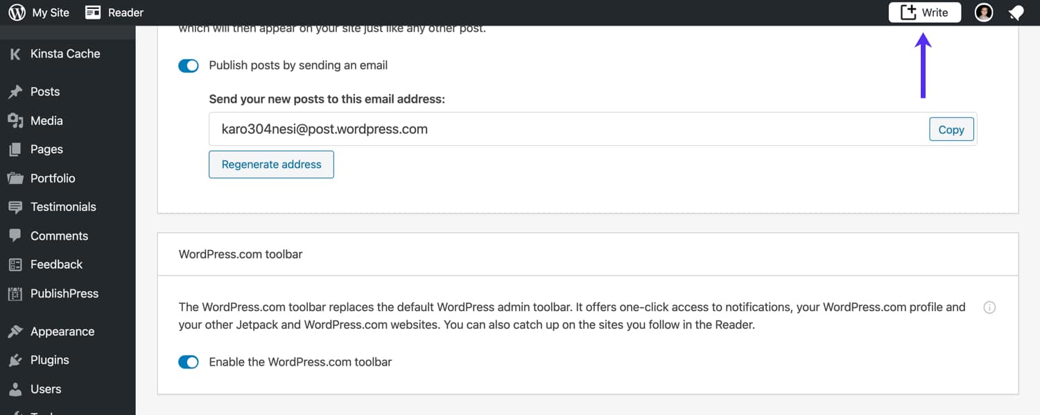 Jetpack WordPress.com工具栏 Jetpack WordPress.com工具栏