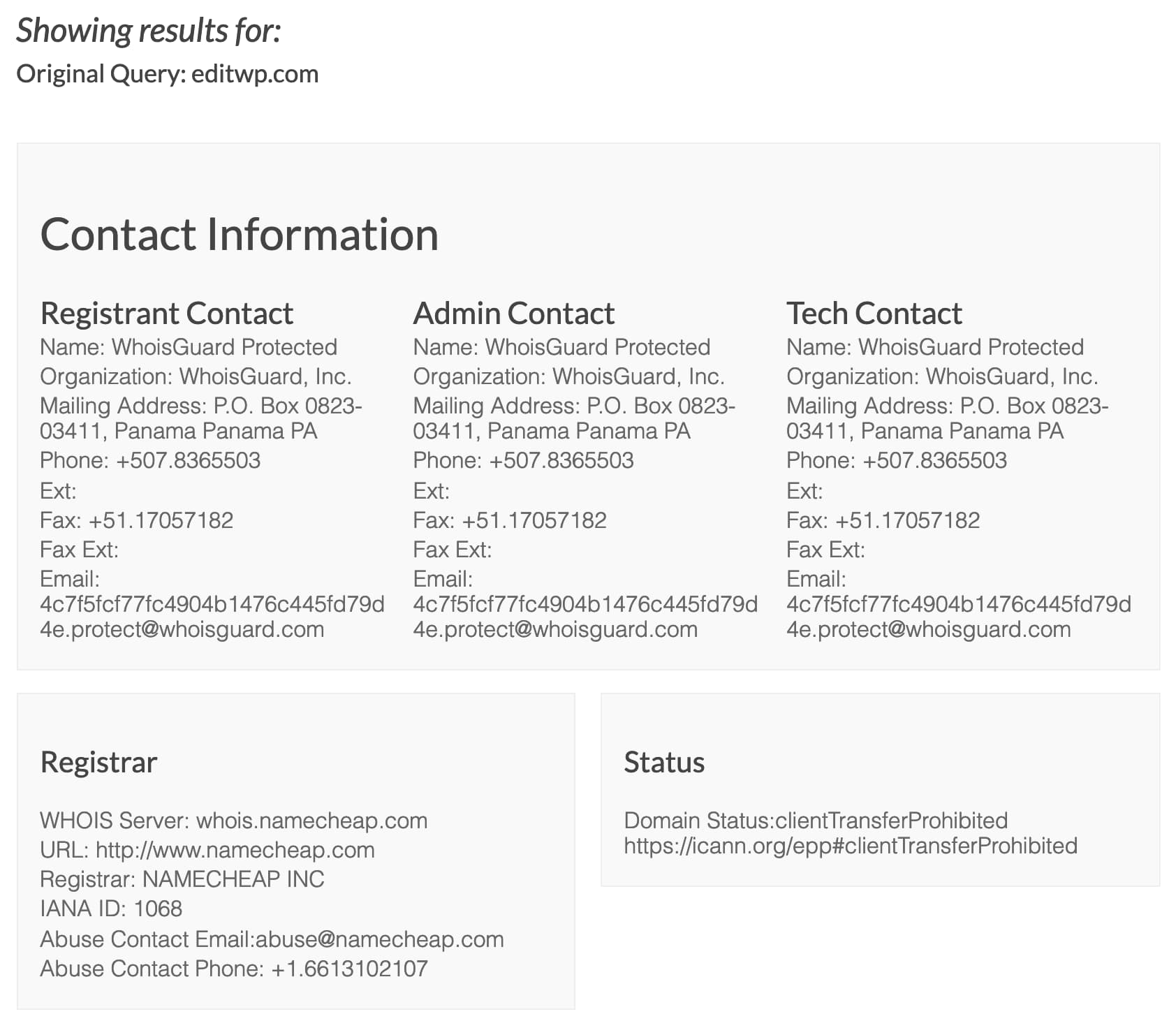 WHOIS守卫 WHOIS守卫