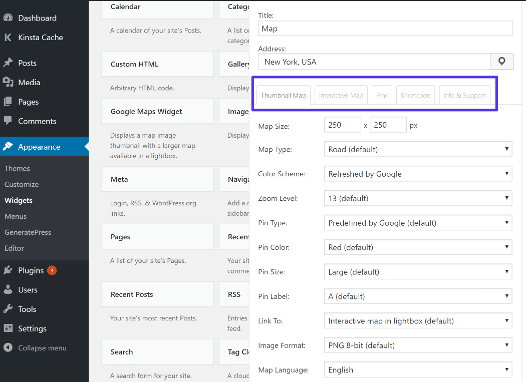 Google地图小工具界面 Google地图小工具界面