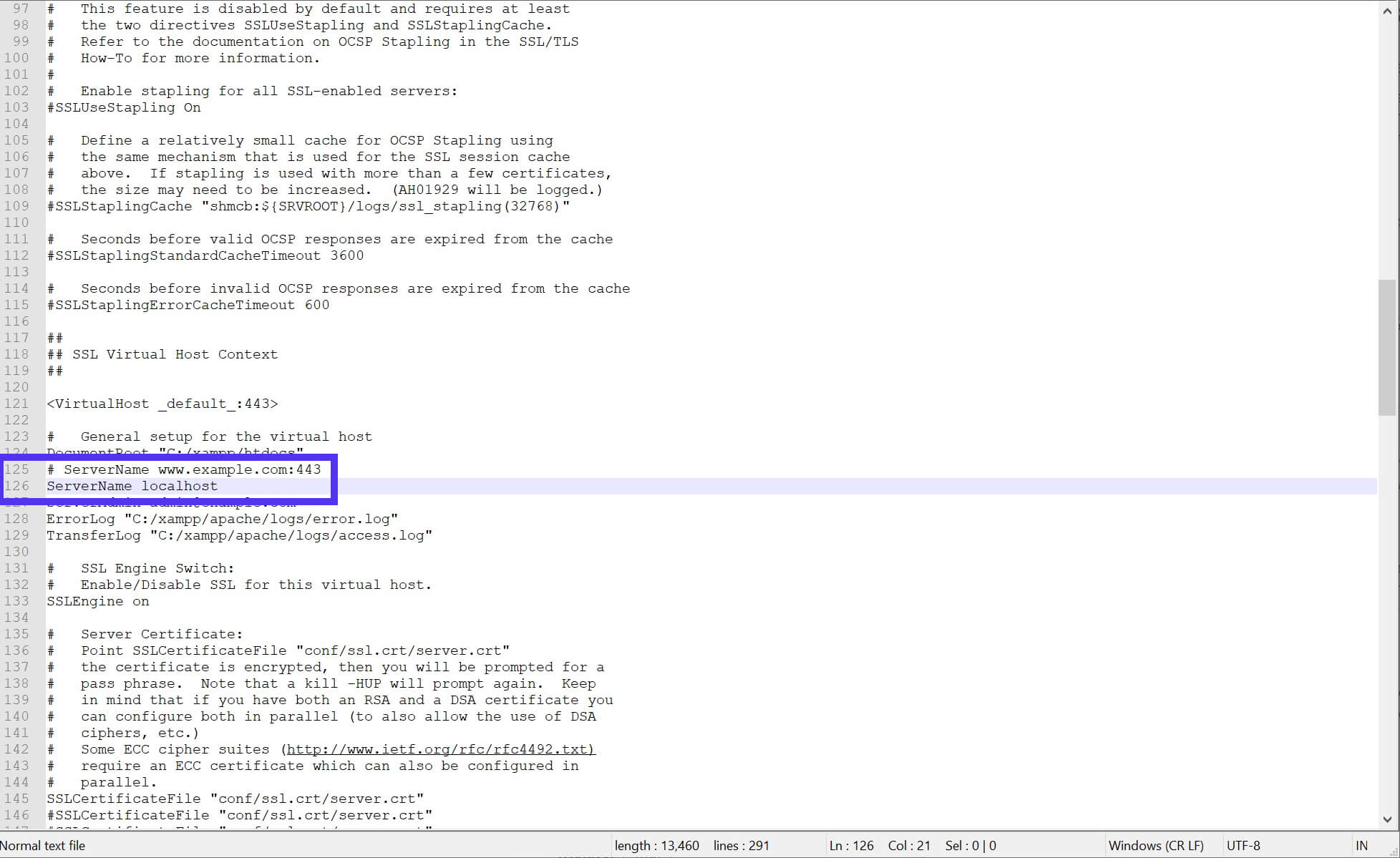 如何修复XAMPP“服务器证书不包含与服务器名称匹配的ID”错误-1
