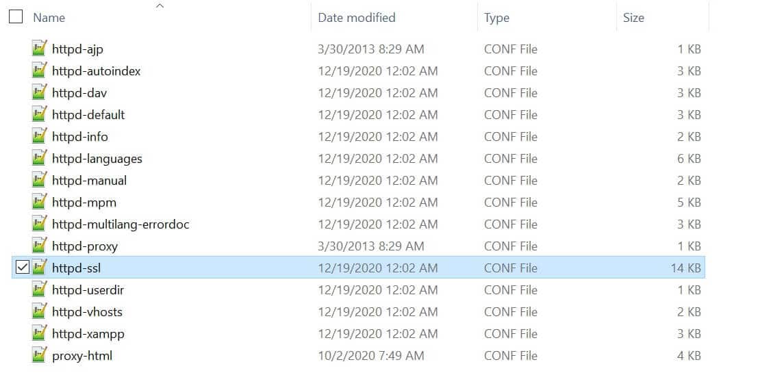 如何修复XAMPP“服务器证书不包含与服务器名称匹配的ID”错误-1