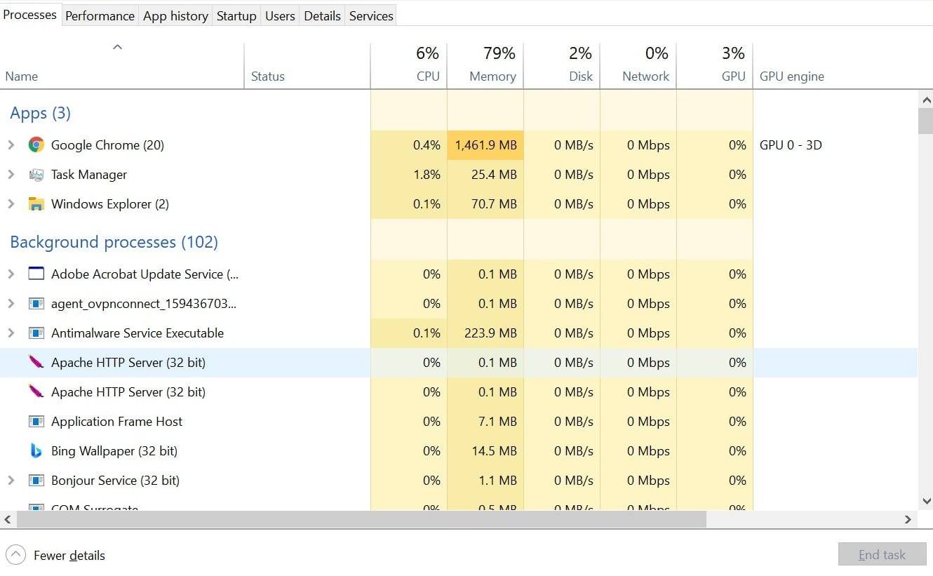 Windows任务管理器
