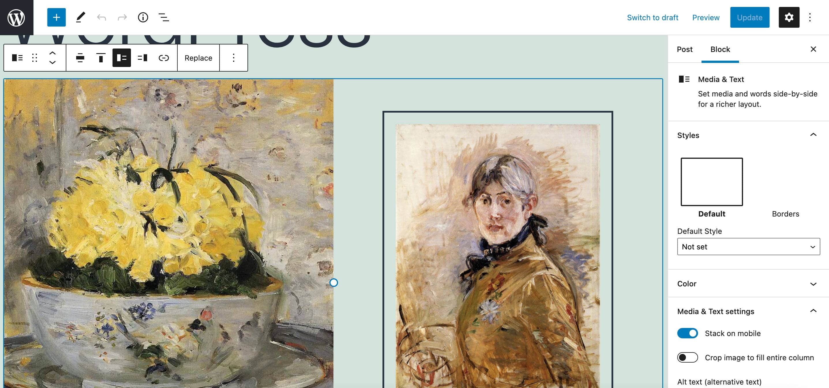 在WordPress 5.8中使用Gutenberg区块