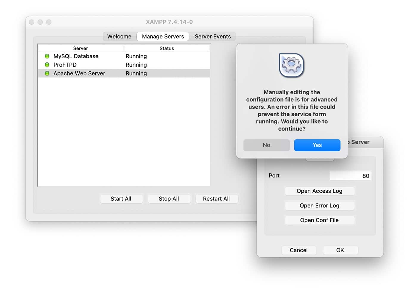 如何修复XAMPP环境“Apache意外关闭”错误-1