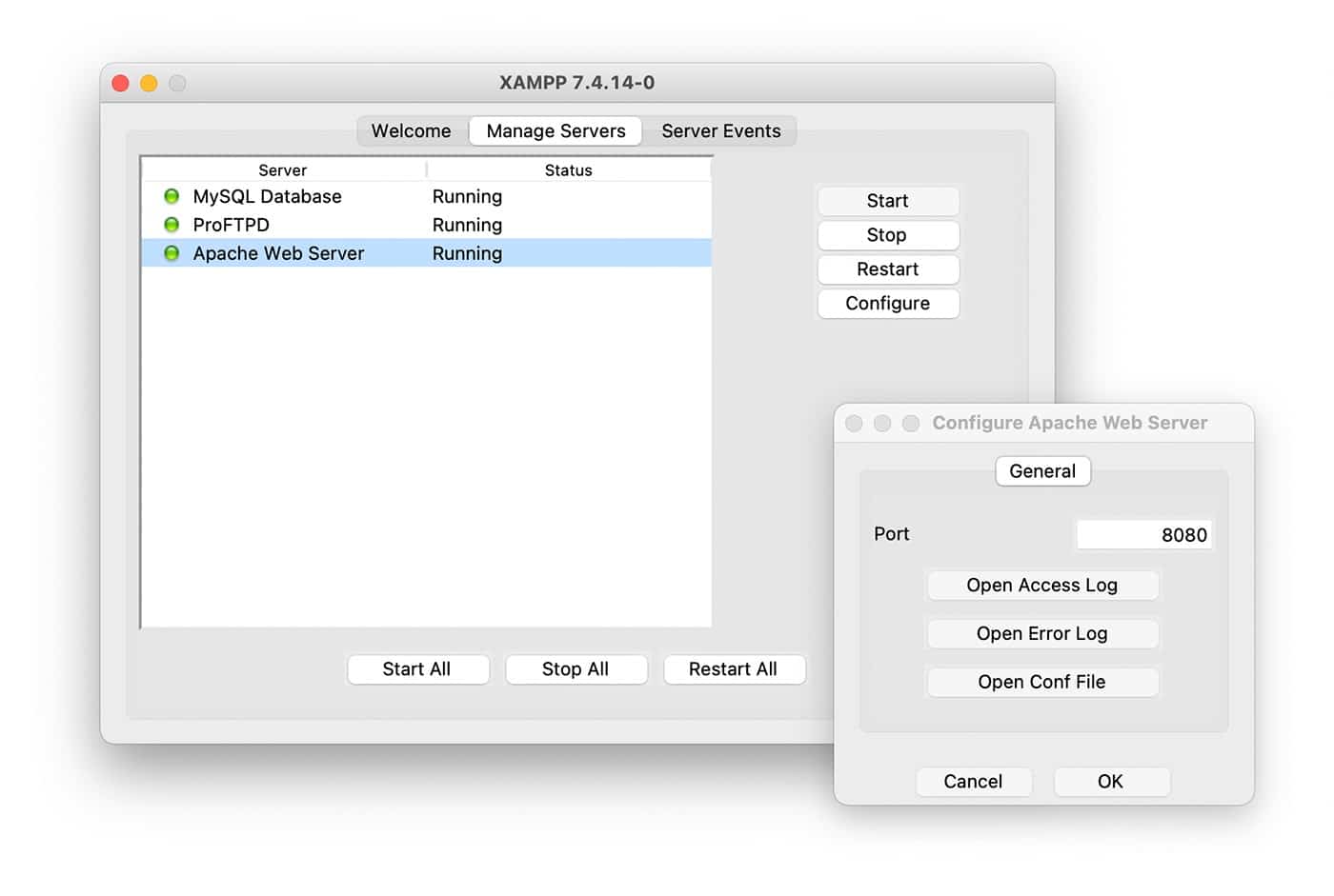 如何修复XAMPP环境“Apache意外关闭”错误-1