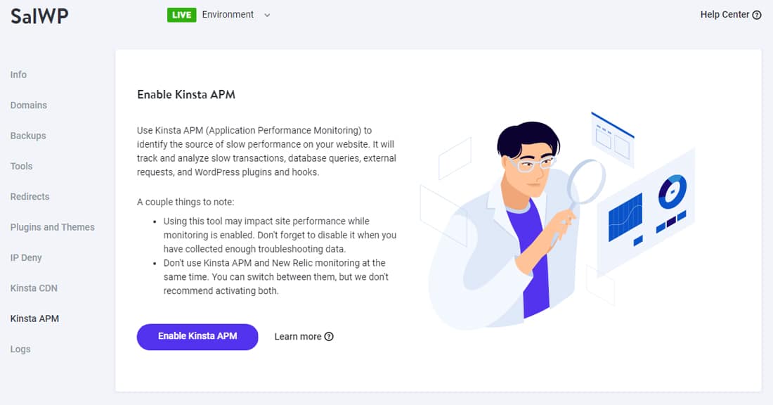 Kinsta APM