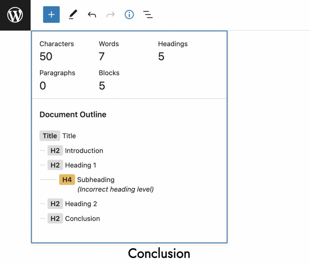 WordPress排版详细信息