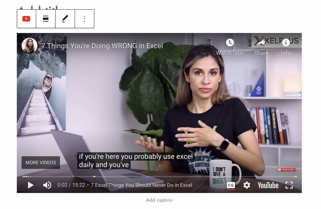 YouTube视频自动字幕