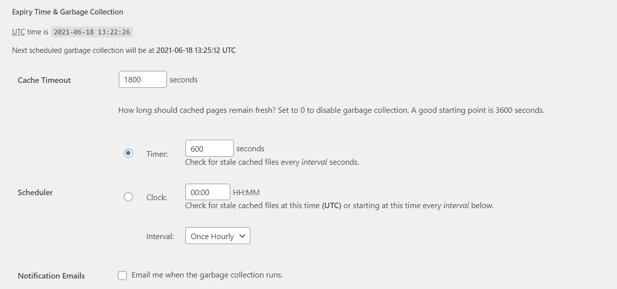 过期时间和垃圾收集