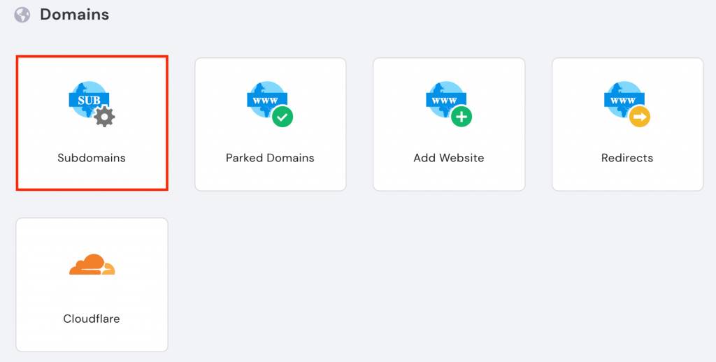 子域名管理 子域名管理