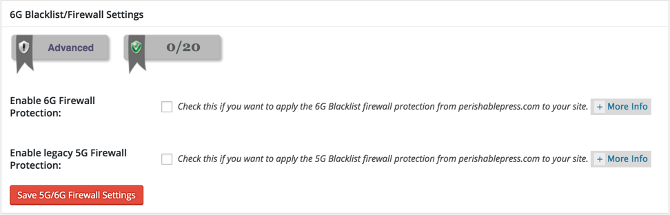 6G黑名单/防火墙设置